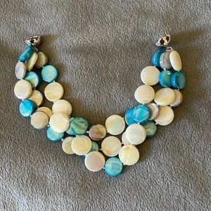 Sand And Sea Mother-Of-Pearl Bracelet from Petalura